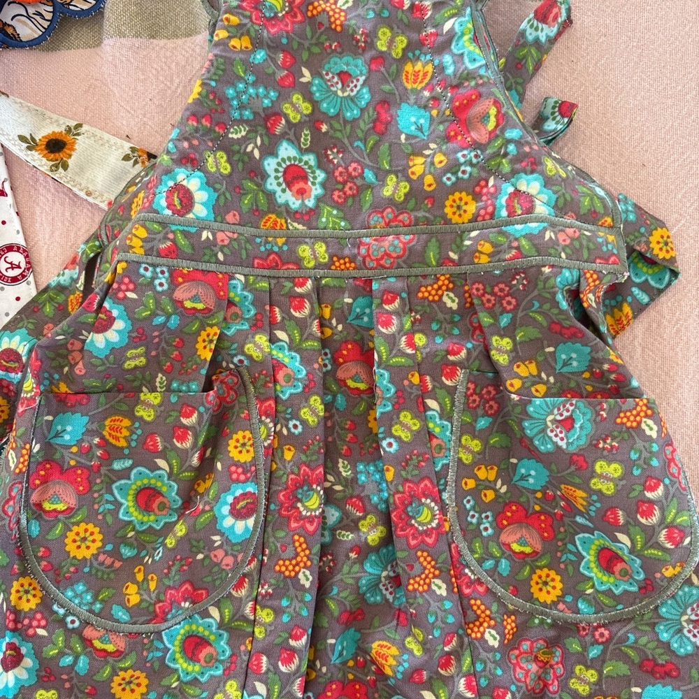 Floral Patterned Apron